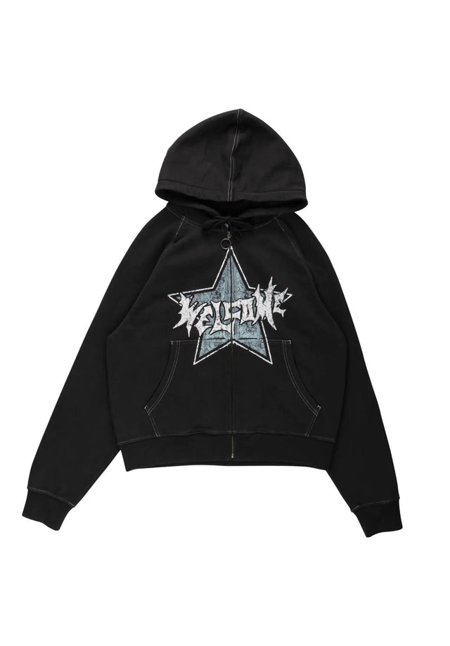 Allstar Cropped Boxy black Vorderansicht