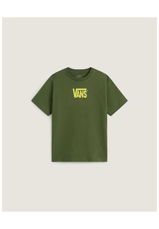 Stretch Logo Kids green-balsam Vorderansicht