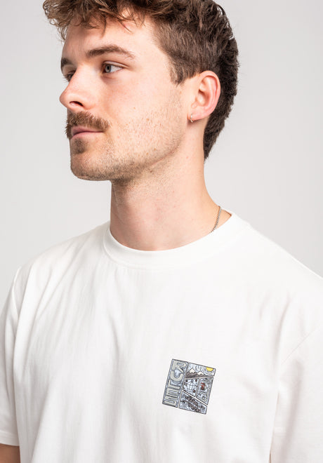 Rules New Terrain T-Shirt offwhite – Detailansicht 2