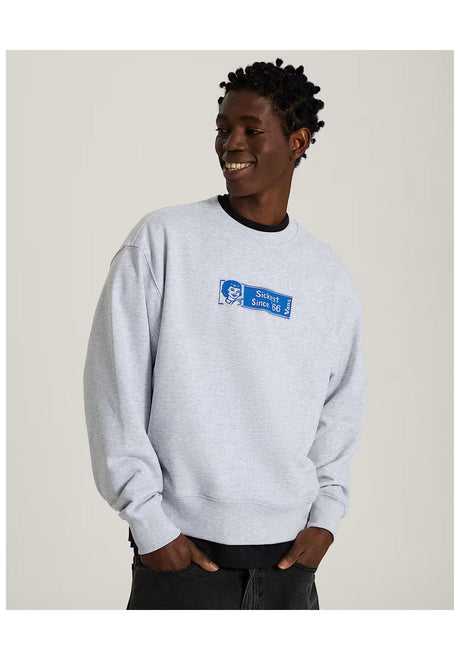 Vans Sickest 66 Crew Sweatshirt lightgreyheather – Vorderansicht