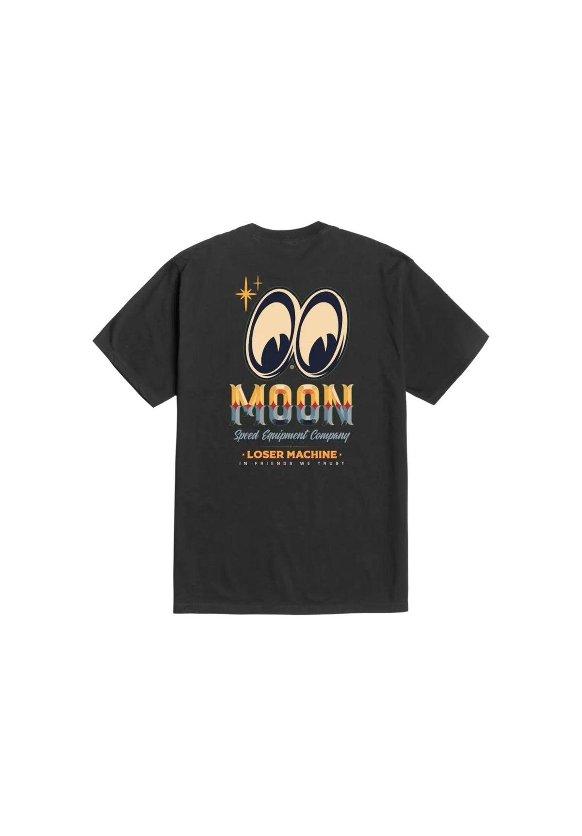 Loser-Machine x Mooneyes Sign Board T-Shirt black – Rückenansicht