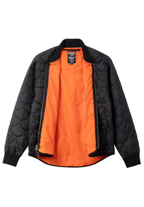Loser-Machine Liner Übergangsjacke black – Rückenansicht