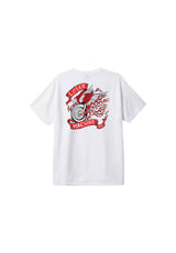 Loser-Machine Fire Starter T-Shirt white-enzyme – Rückenansicht