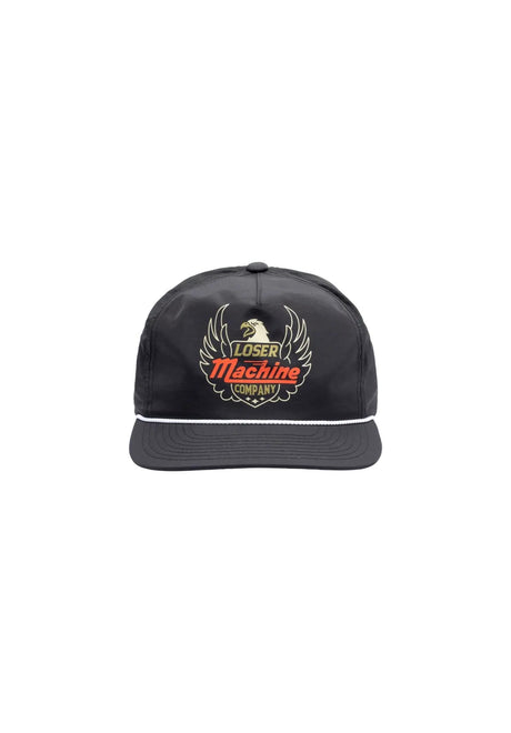 Loser-Machine Winston 5-Panel Nylon Unstructured Snapback Cap black – Detailansicht 2