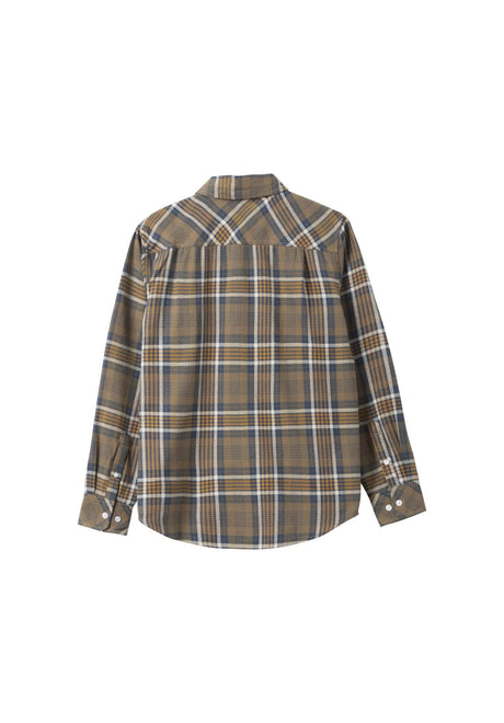 Dark Seas Newton Lightweight Hemd-Langarm grey-navy – Rückenansicht