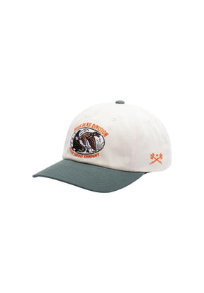 Harvest 6-Panel Twill Unstructured offwhite-green Vorderansicht