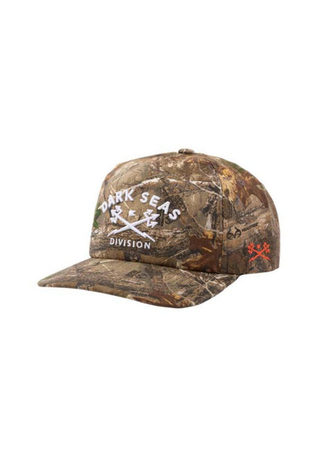 Dark Seas Tridents Snapback 2.0 5-Panel Twill Unstructured Cap realtree – Vorderansicht
