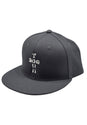 Cross Letters Snapback black Vorderansicht