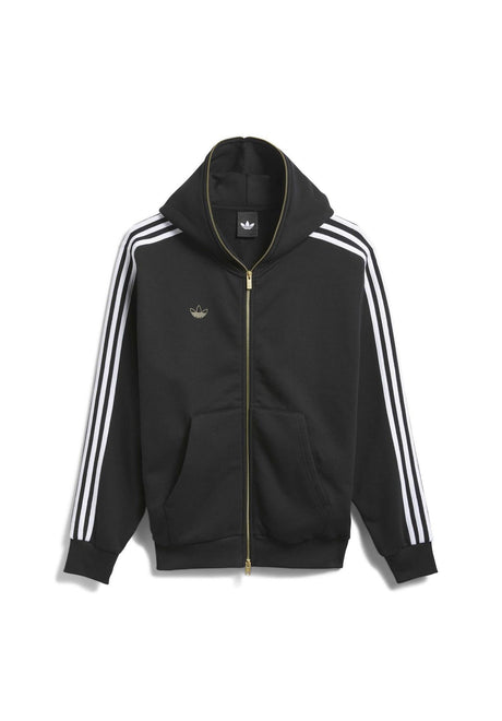 adidas-skateboarding Tysh Trck Jckt Zip-Hoodie black-white – Detailansicht 1