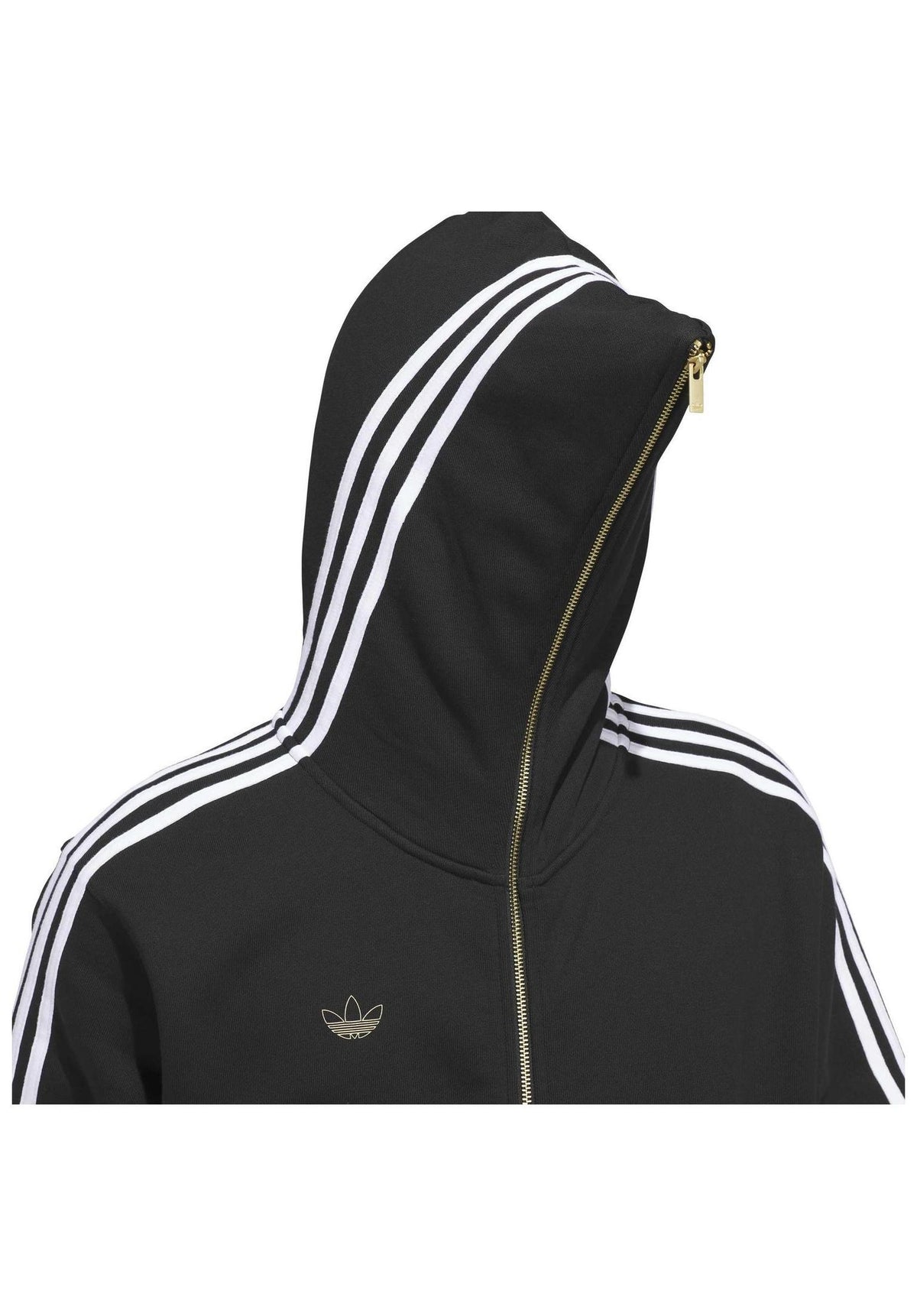 adidas-skateboarding Tysh Trck Jckt Zip-Hoodie black-white – Detailansicht 2