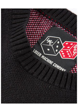 Loser-Machine x DICE Quarterly Sweatshirt black – Oberansicht