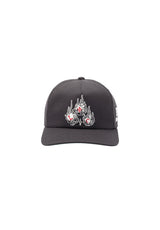 Loser-Machine x DICE 5-Panel High Profile Wool Snapback Cap black – Seitenansicht