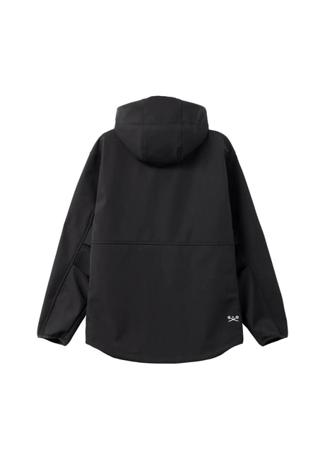 Dark Seas Daybreak Hooded Übergangsjacke black – Vorderansicht