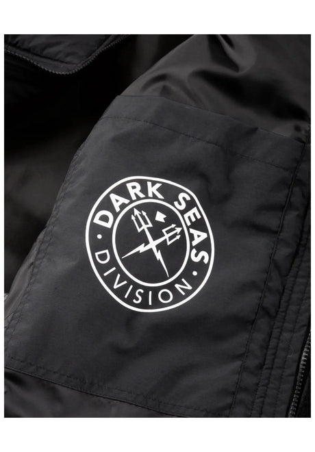Dark Seas Adams Hooded Winterjacke black – Rückenansicht