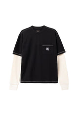 Dark Seas Y2FEER Heavyweight Longsleeve black – Vorderansicht