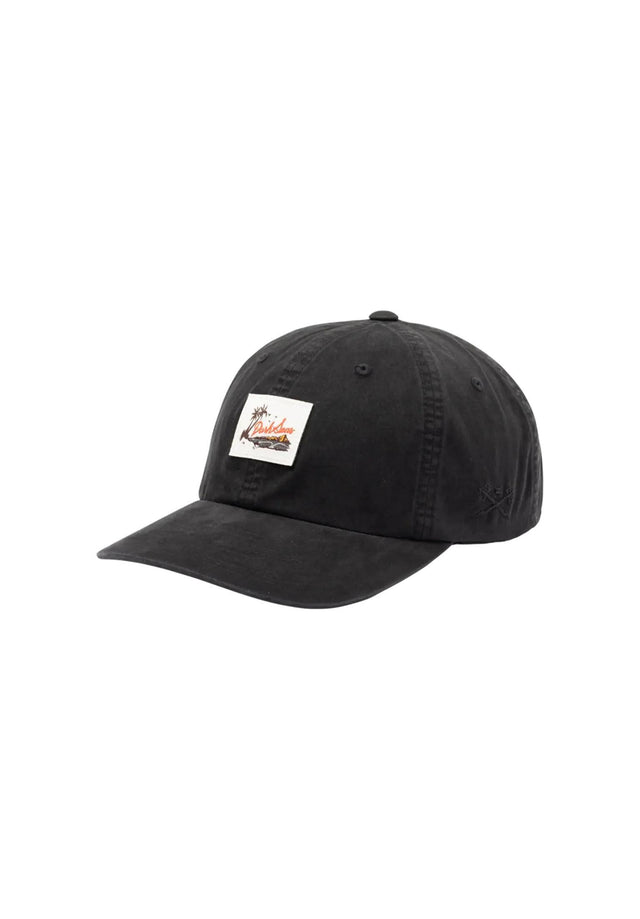 Palomar 6-Panel Washed Twill Unstructured black Vorderansicht