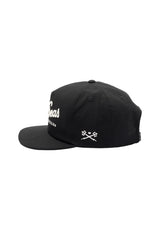 Dark Seas Clinch 5-Panel Canvas Unstructured Strapback Cap black – Detailansicht 1