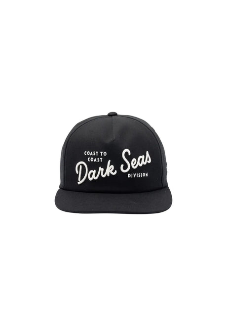 Dark Seas Clinch 5-Panel Canvas Unstructured Strapback Cap black – Detailansicht 2