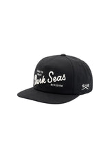 Dark Seas Clinch 5-Panel Canvas Unstructured Strapback Cap black – Vorderansicht