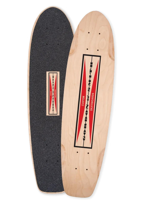 G&S Square Tail 29 Shaped Deck natural – Vorderansicht