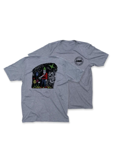 G&S Flower Guy T-Shirt grey – Vorderansicht