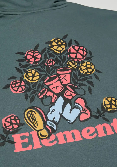 Element Hands Full Hoodie darkslate – Detailansicht 2