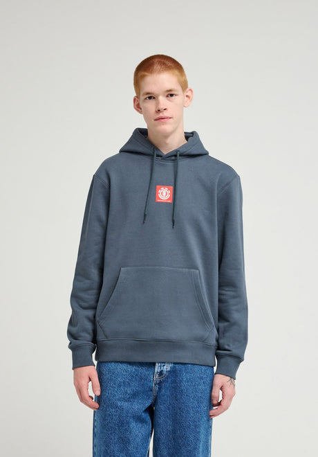 Element Square Hoodie darkslate – Vorderansicht
