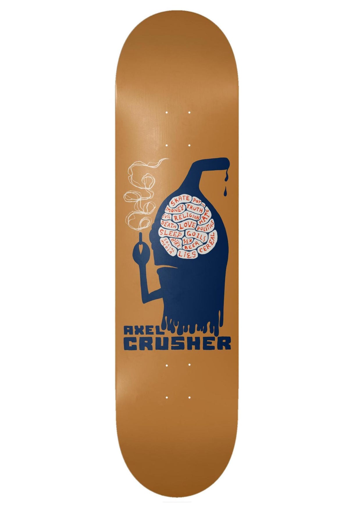 Toy-Machine Axel Silowet Pro Deck various stains – Detailansicht 1