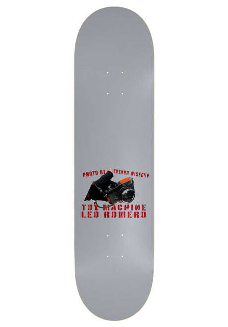 Toy-Machine Romero Wisecup Pro Deck grey – Rückenansicht