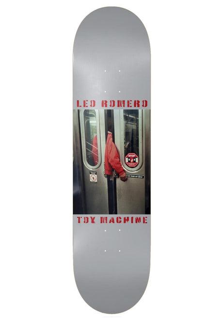 Toy-Machine Romero Wisecup Pro Deck grey – Vorderansicht