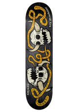 Toy-Machine Rowley Skulls Pro Deck various stains – Rückenansicht