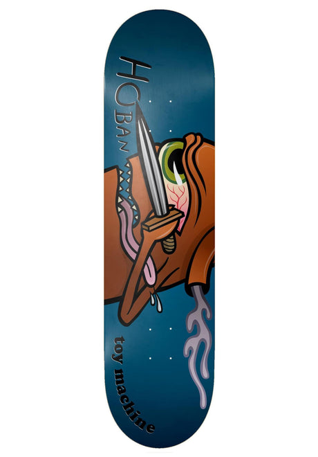 Toy-Machine Hoban Vengeance Pro Deck blue – Vorderansicht