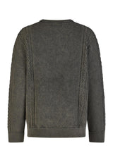 iriedaily Vintage Structure Strickpullover blackwash – Rückenansicht