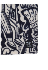 iriedaily Insania Schal navy-white – Detailansicht 1