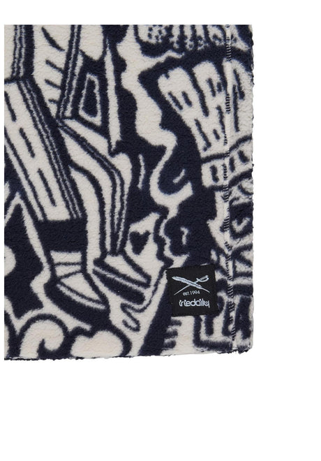 iriedaily Insania Schal navy-white – Detailansicht 1