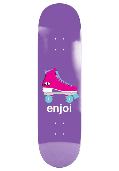 Enjoi Big Box Retro Skate R7 Deck purple – Vorderansicht