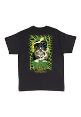Creature Gravette Hippie Skull 20th Pocket Heavyweight T-Shirt black – Rückenansicht