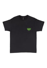 Creature Gravette Hippie Skull 20th Pocket Heavyweight T-Shirt black – Vorderansicht