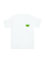 Creature Gravette Hippie Skull 20th Pocket Heavyweight T-Shirt white – Vorderansicht
