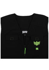 Creature Gravette Cut and Tie Utility Weste black – Detailansicht 2