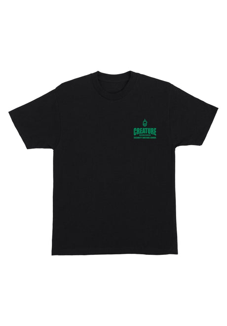 Creature Security Service Heavyweight T-Shirt black – Vorderansicht