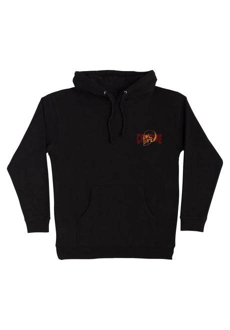 Creature Spiral Skull Heavyweight Hoodie black – Vorderansicht