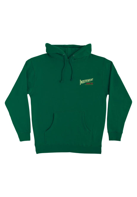 Independent Stay Sharp Heavyweight Hoodie darkgreen – Vorderansicht