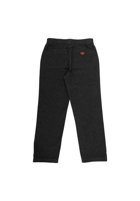 Independent Built To Grind Double Knee Jeans washedblack-denim – Rückenansicht