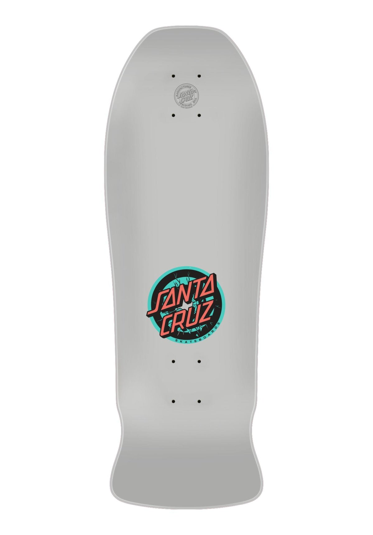 Santa-Cruz Roskopp Five Reissue Deck silver – Rückenansicht