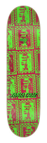 Santa-Cruz Check Gremlin FeelBase Deck blue-purple – Rückenansicht