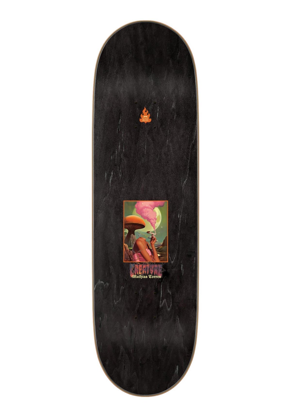 Creature Torres Eyes Pro Stumps Deck black – Rückenansicht