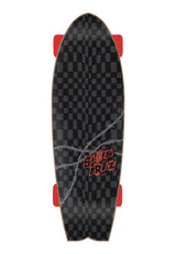 Santa-Cruz Pay Off Dot Shark Cruzer Cruiser-Komplett black – Rückenansicht