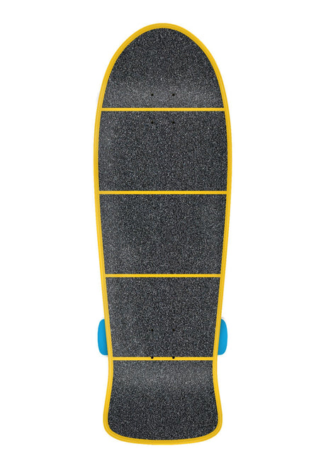 Santa-Cruz Meek OG Slasher Reissue Cruiser-Komplett yellow – Rückenansicht