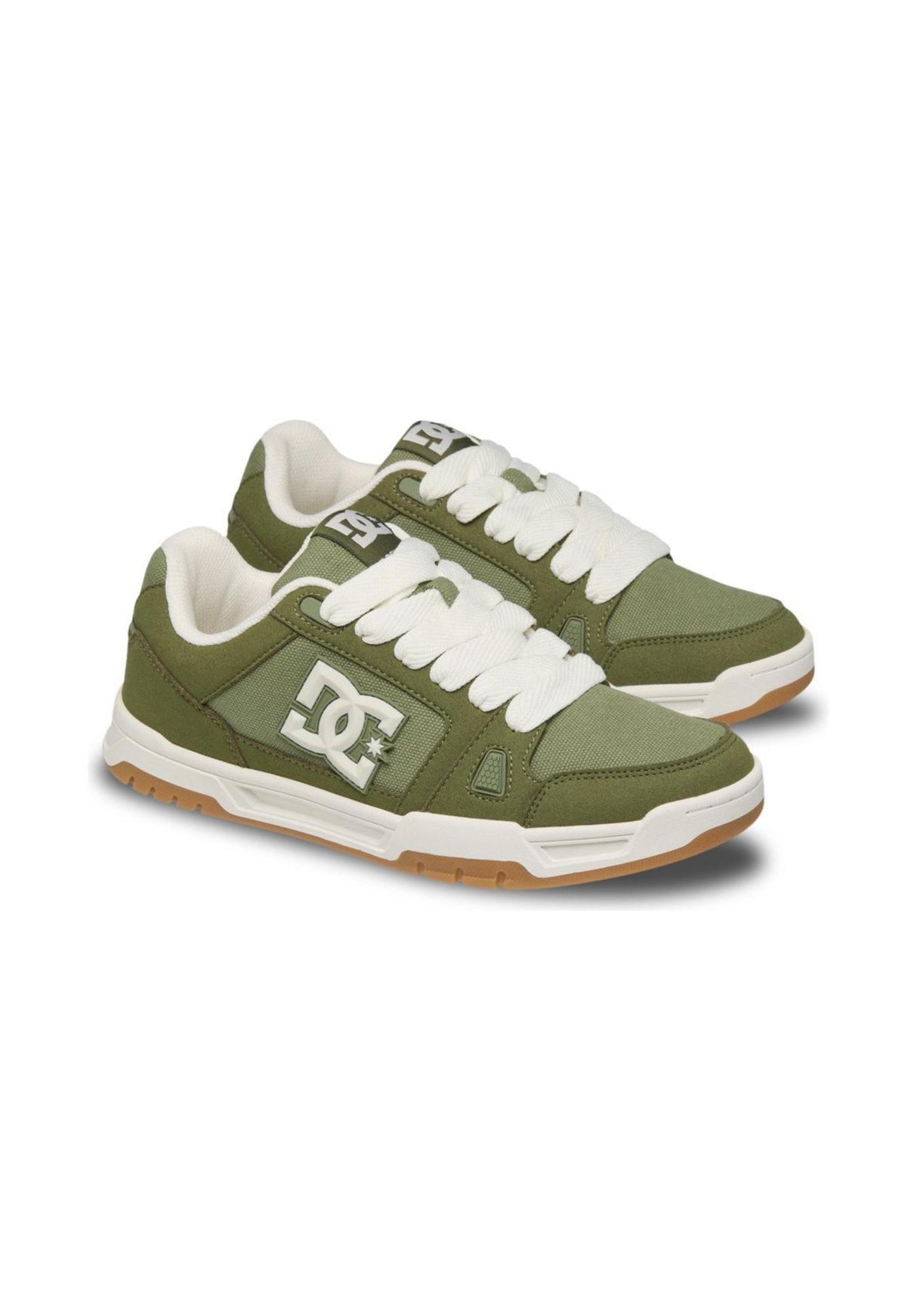 DC Shoes Axira Schuhe Jungs olive-offwhite – Rückenansicht